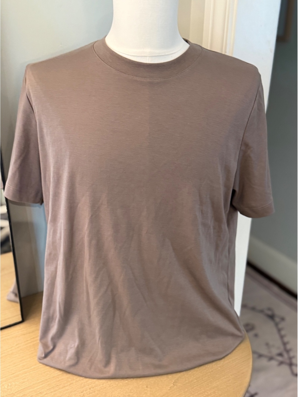 M.M. LaFleur New York Brown Cotton T-Shirt XL